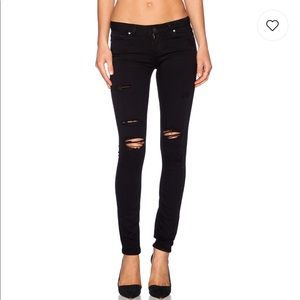 Paige deconstructed jeans in black 26